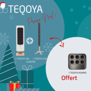 Black Friday – 2 ioniseurs Teqoya achetés 1 Nomad Offert
