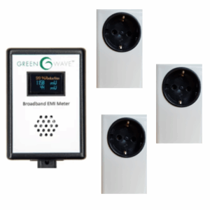 Pack 3 filtres CPL Polier Panda et mesureur Greenwave EMI Meter