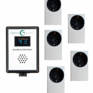 Pack 5 filtres CPL Polier Panda et mesureur Greenwave EMI Meter